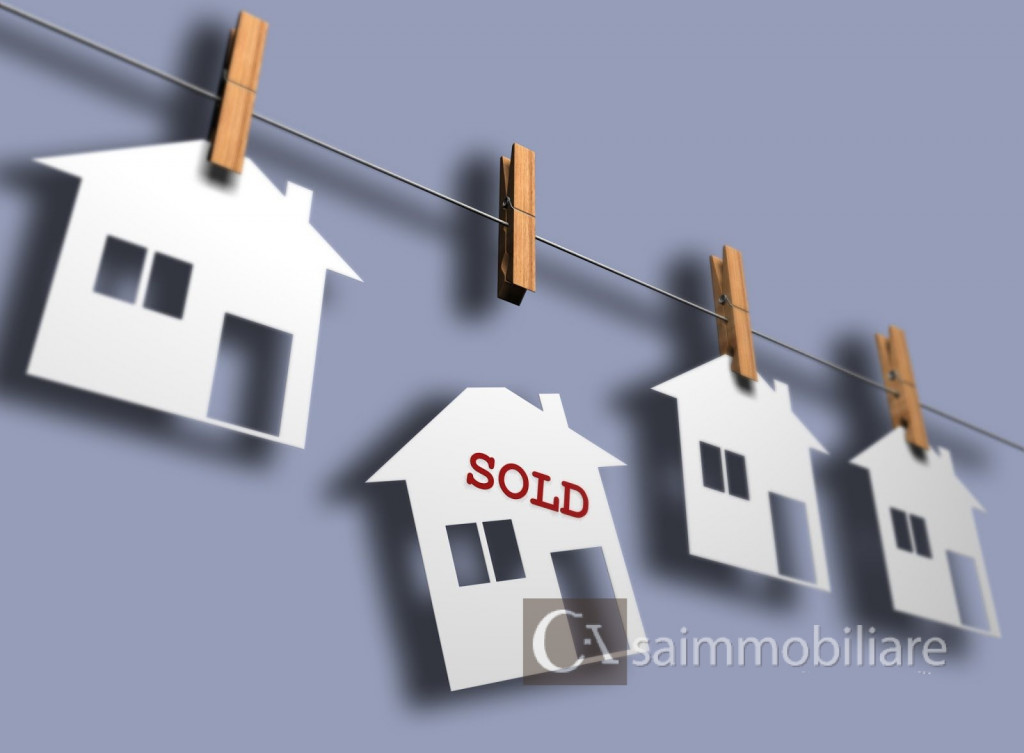 vendere casa privato, raffigurazione di case vendute